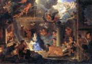 LE BRUN, Charles Adoration of the Shepherds sg oil on canvas